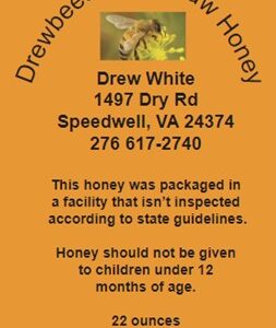 Drewbees Local Raw Honey
